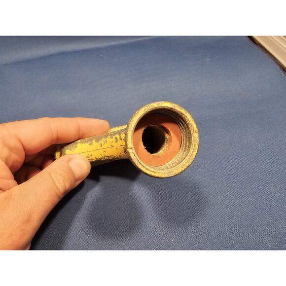 Vintage L.R. Nelson Mfg. Co. Flaring Rose Yellow Sprinkler Nozzle - USA - Picture 3 of 5